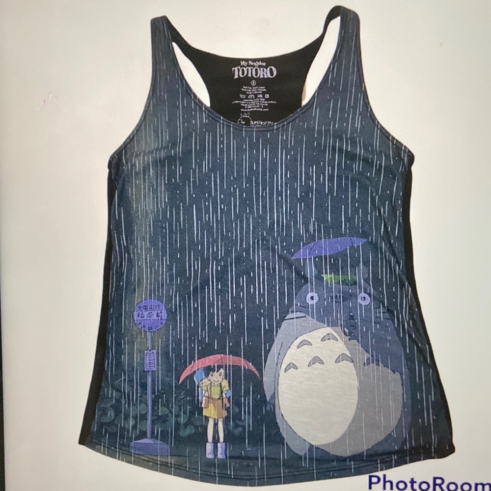 Totoro My Neighbor Women Racerback Tank Top Size-S
